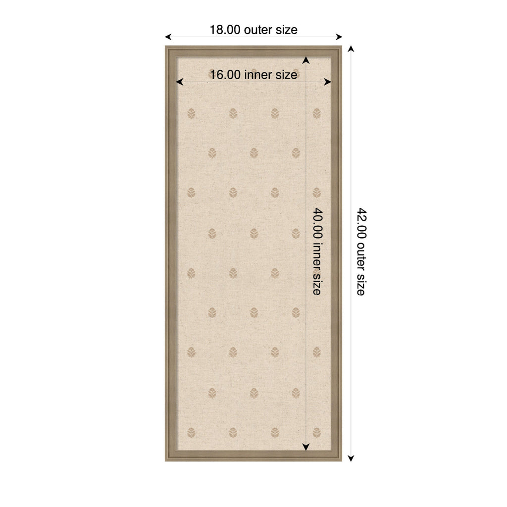 Pinboard Beige Botanical Block Print