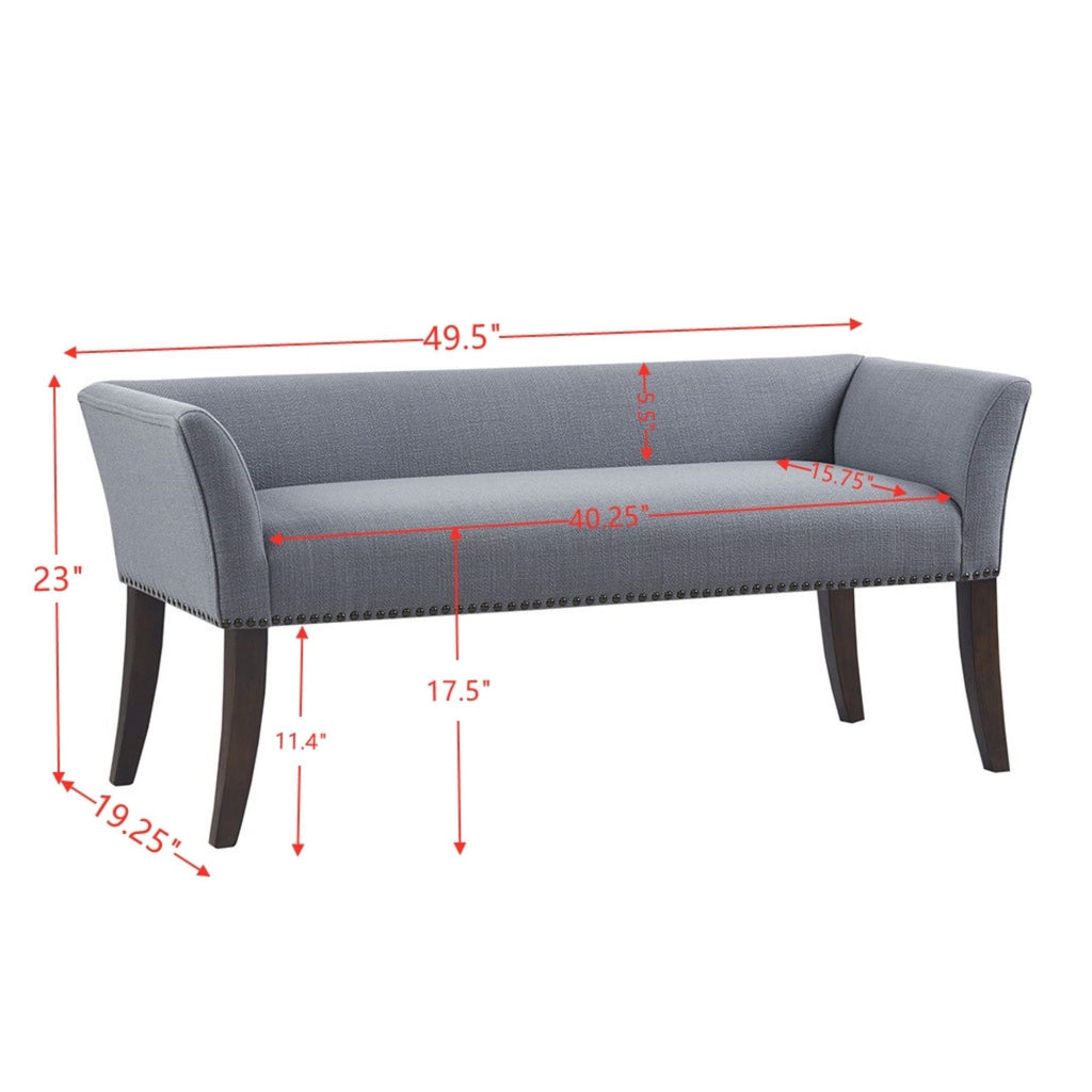 Tailored Upholstered Accent Bench