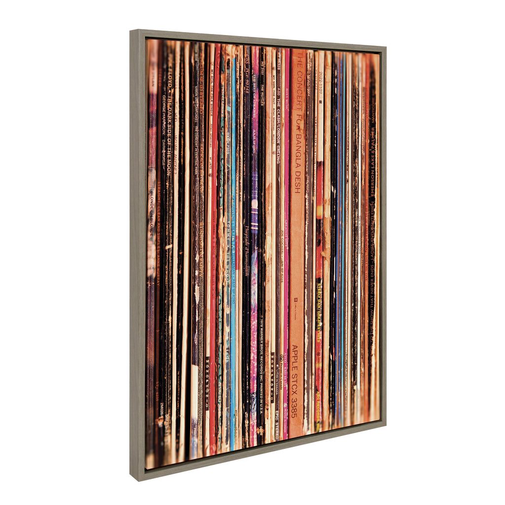 Sylvie Record Player Framed Canvas Set by Various Artists