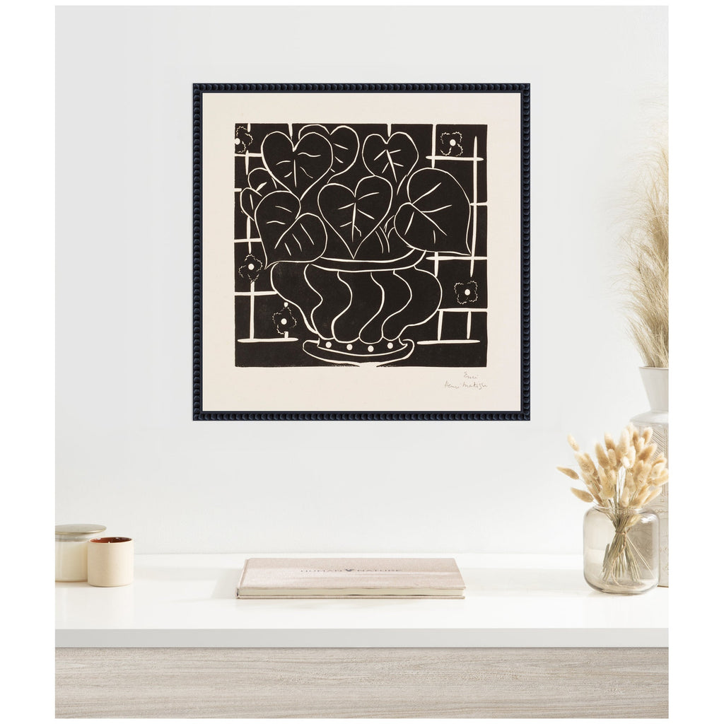 Corbeille de begonias 1938 Henri Matisse by Nostalgia Prints Framed Canvas Wall Art Print