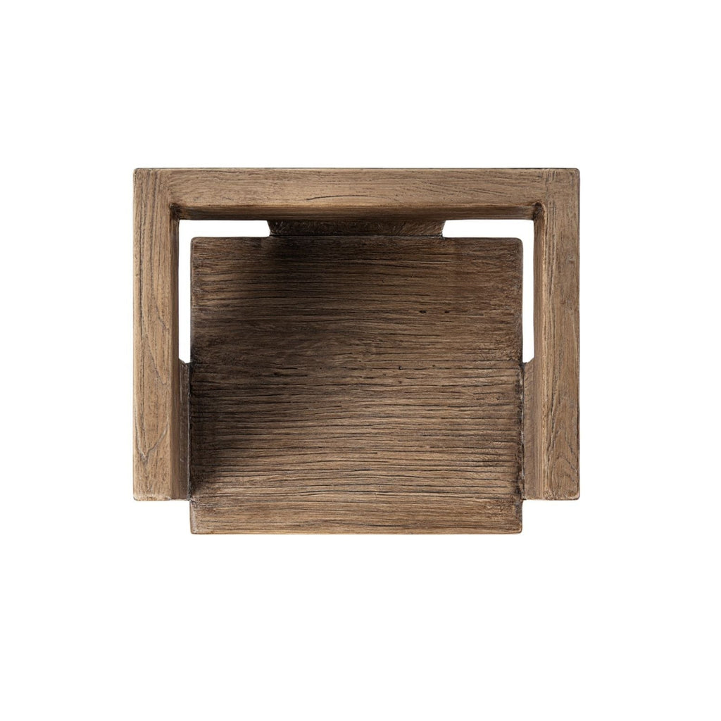 Avenel Sculptural Reclaimed Elm Accent Chair