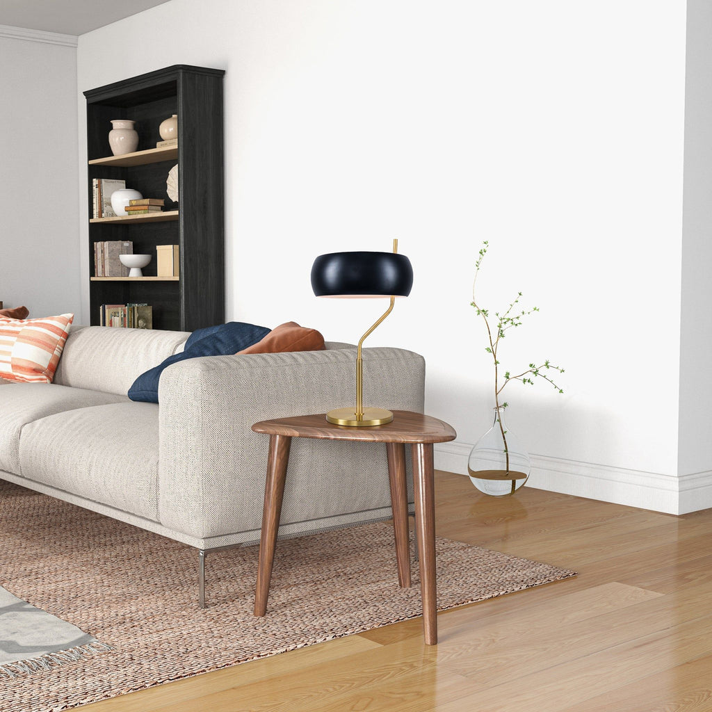 Black & Gold Minimalist Table Lamp