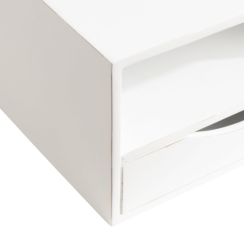 Hutton Floating Wall Shelf with Drawer