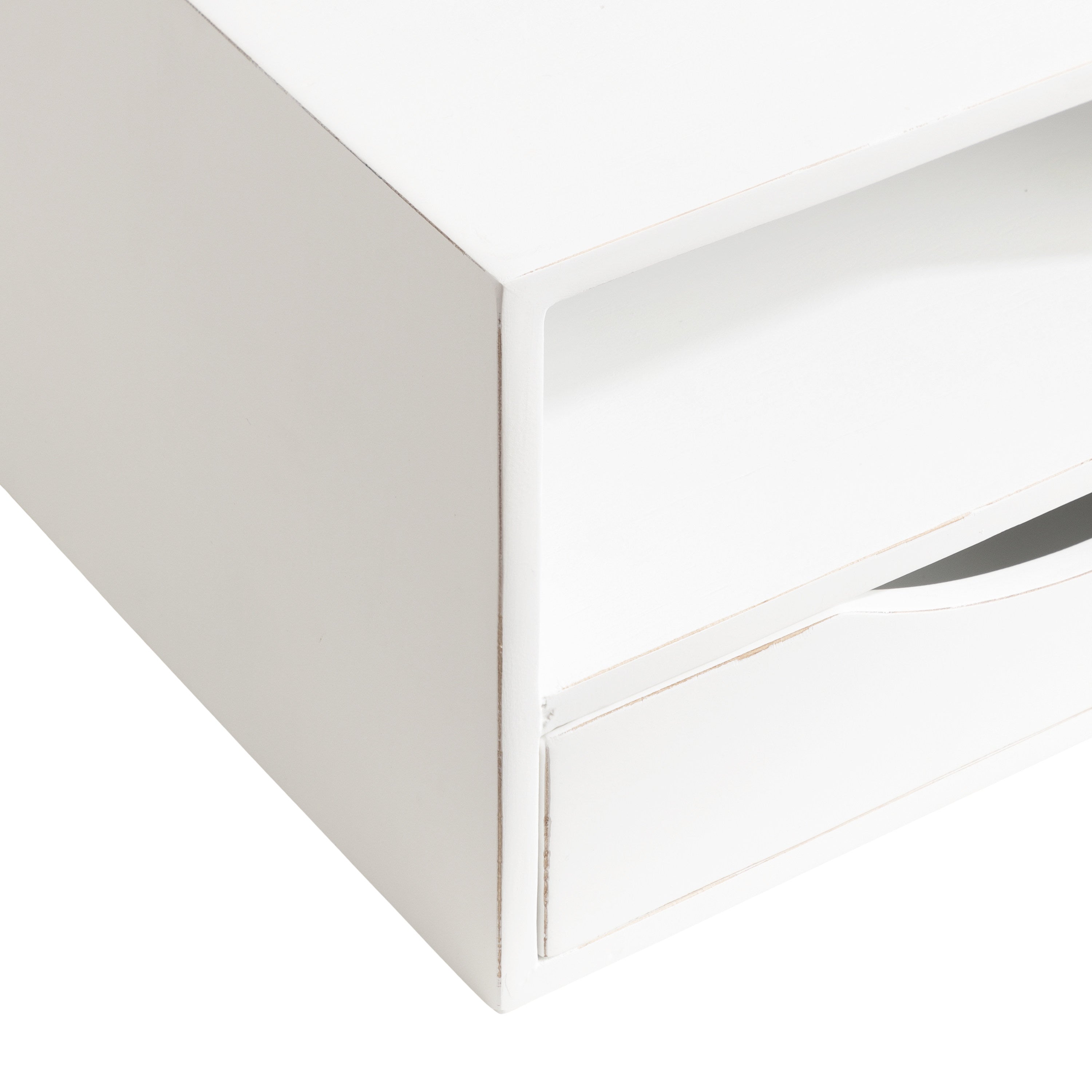 Hutton Floating Wall Shelf with Drawer