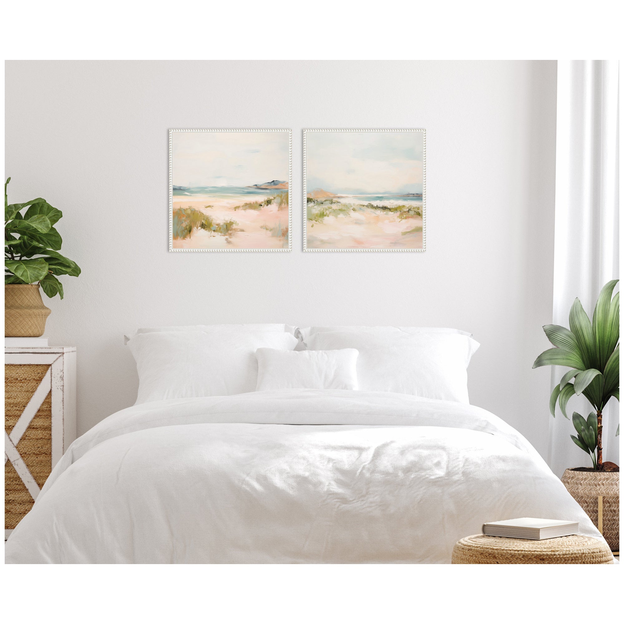 Tranquil Landscape Square 2 Piece Framed Canvas Wall Art Set by Amy Lighthall