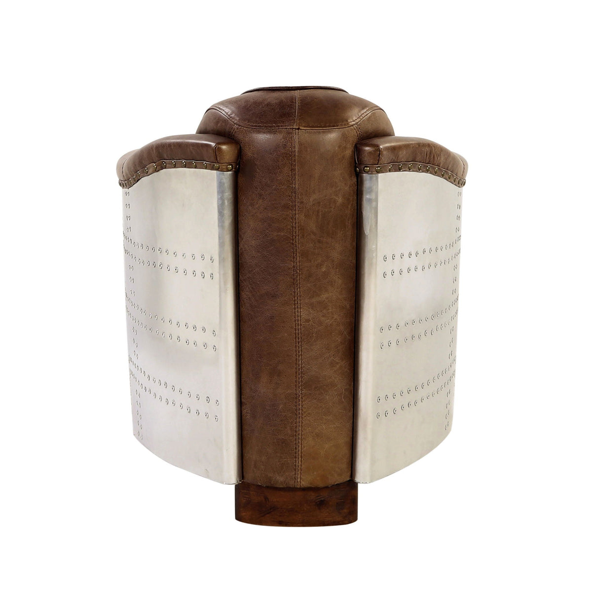 Brancaster Top-Grain Leather Accent Chair