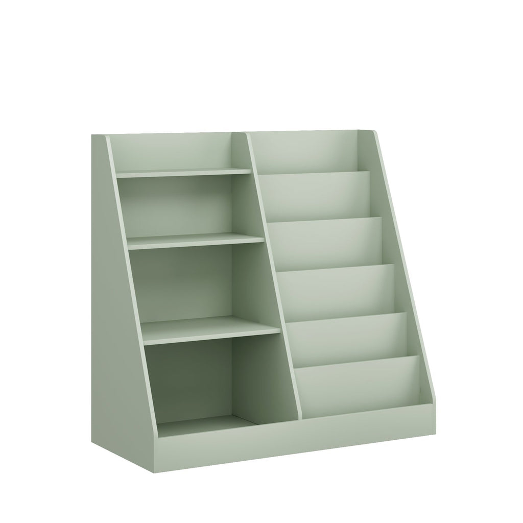 Kids Bookshelf with Toy Storage Organizer, 34.65" Multi-Tier