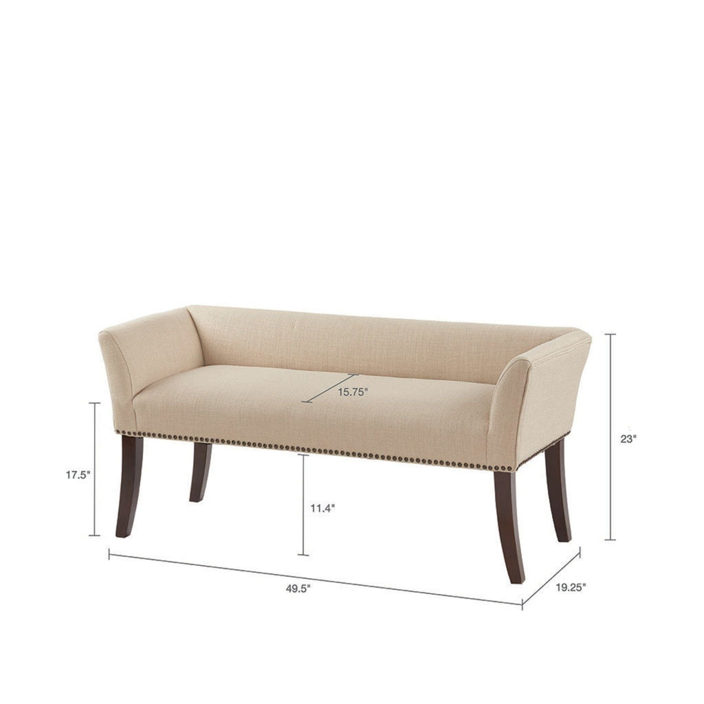 Tailored Upholstered Accent Bench