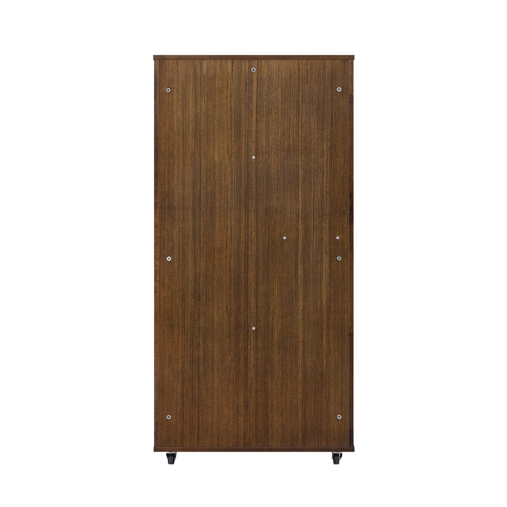 Basia Indoor Rubber Wood Cat Cabinet