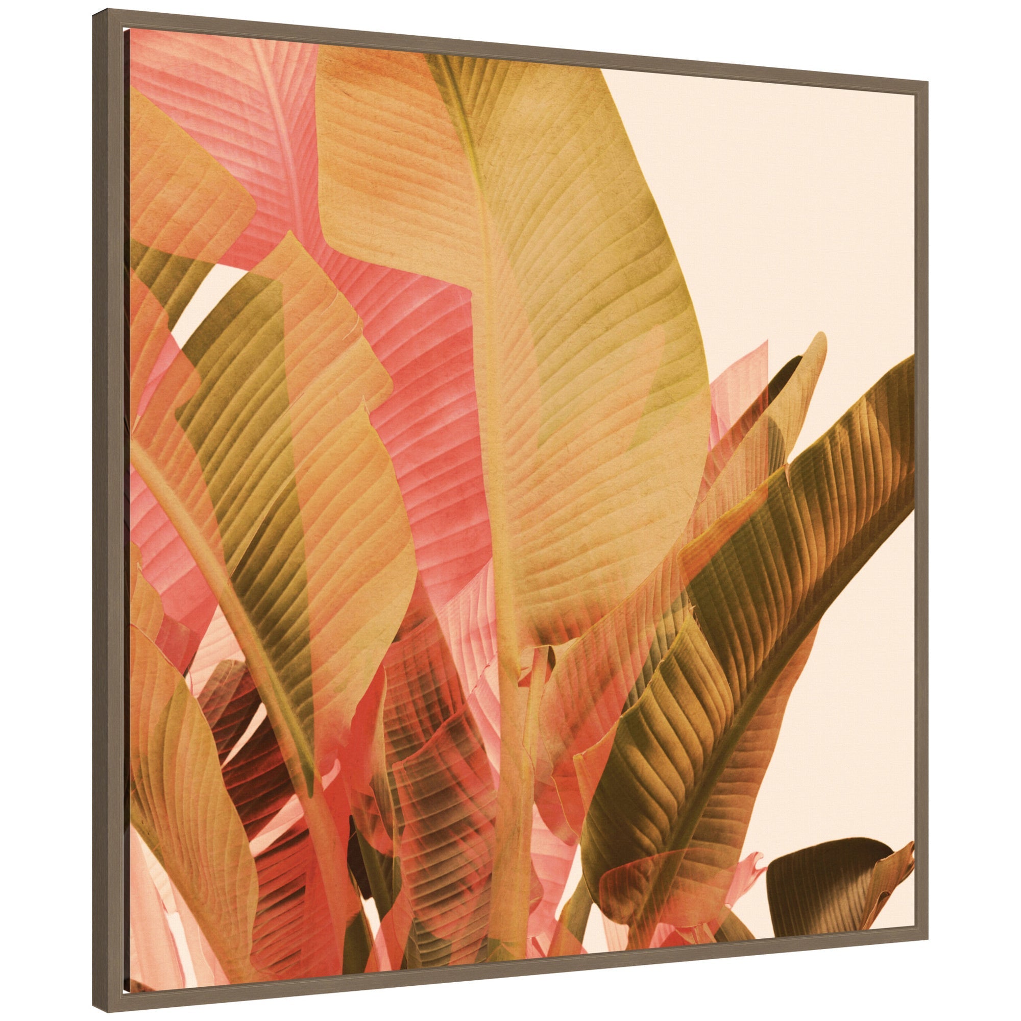 Summer Layers No. 1 by Alicia Bock Framed Canvas Wall Art Print