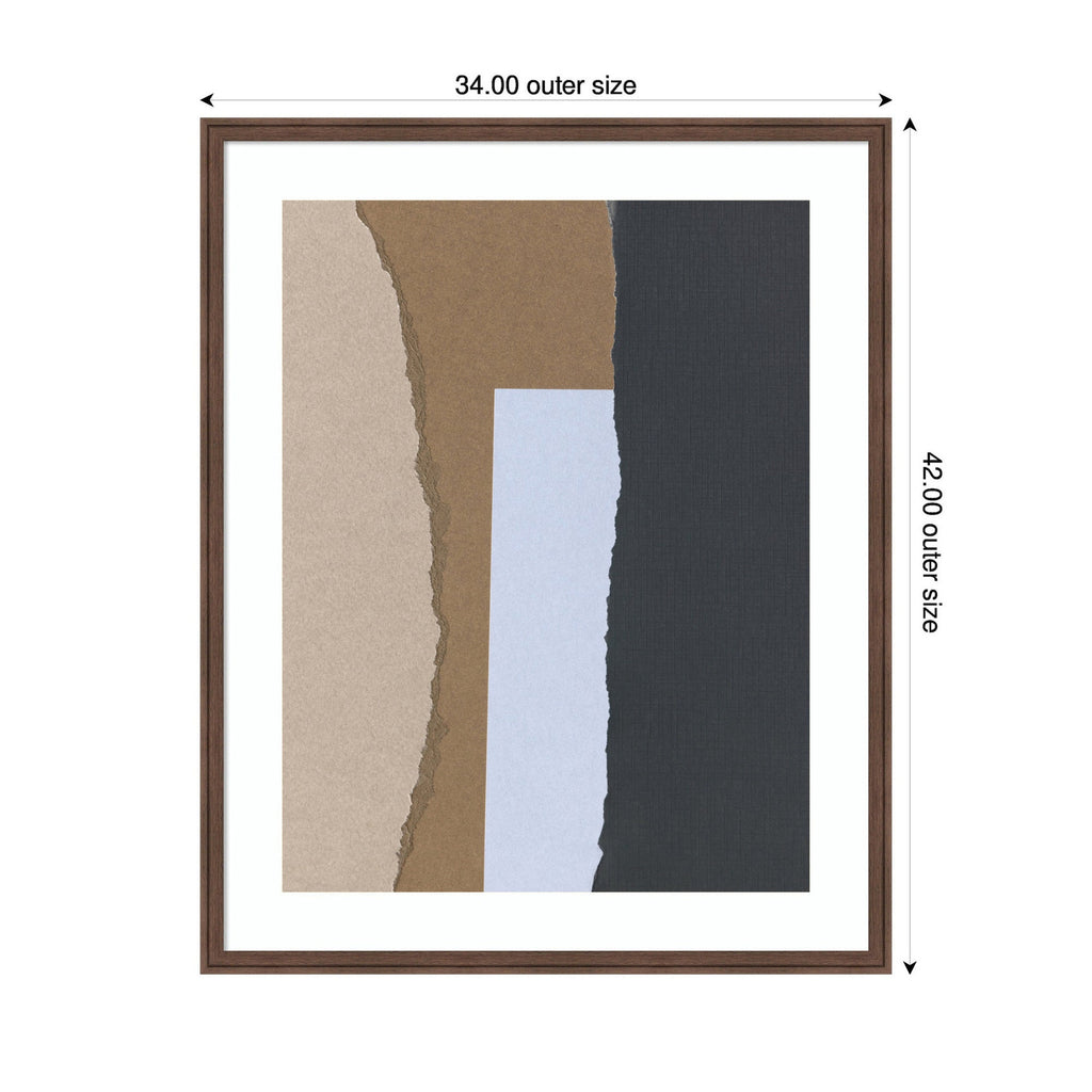 Torn Paper No3 by Mareike Bohmer Framed Wall Art Print