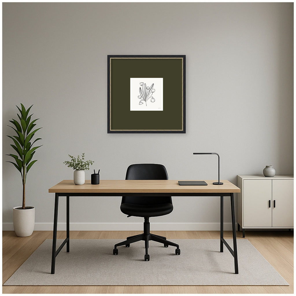 Floral Bouquet by Gabrielly Guedes Framed Wall Art Print
