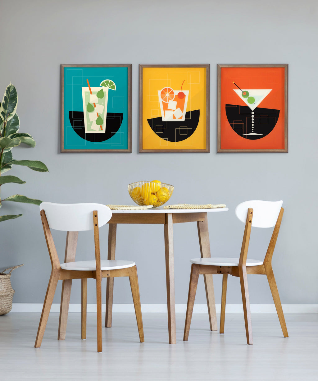 Blake Martini Framed Cocktail Art