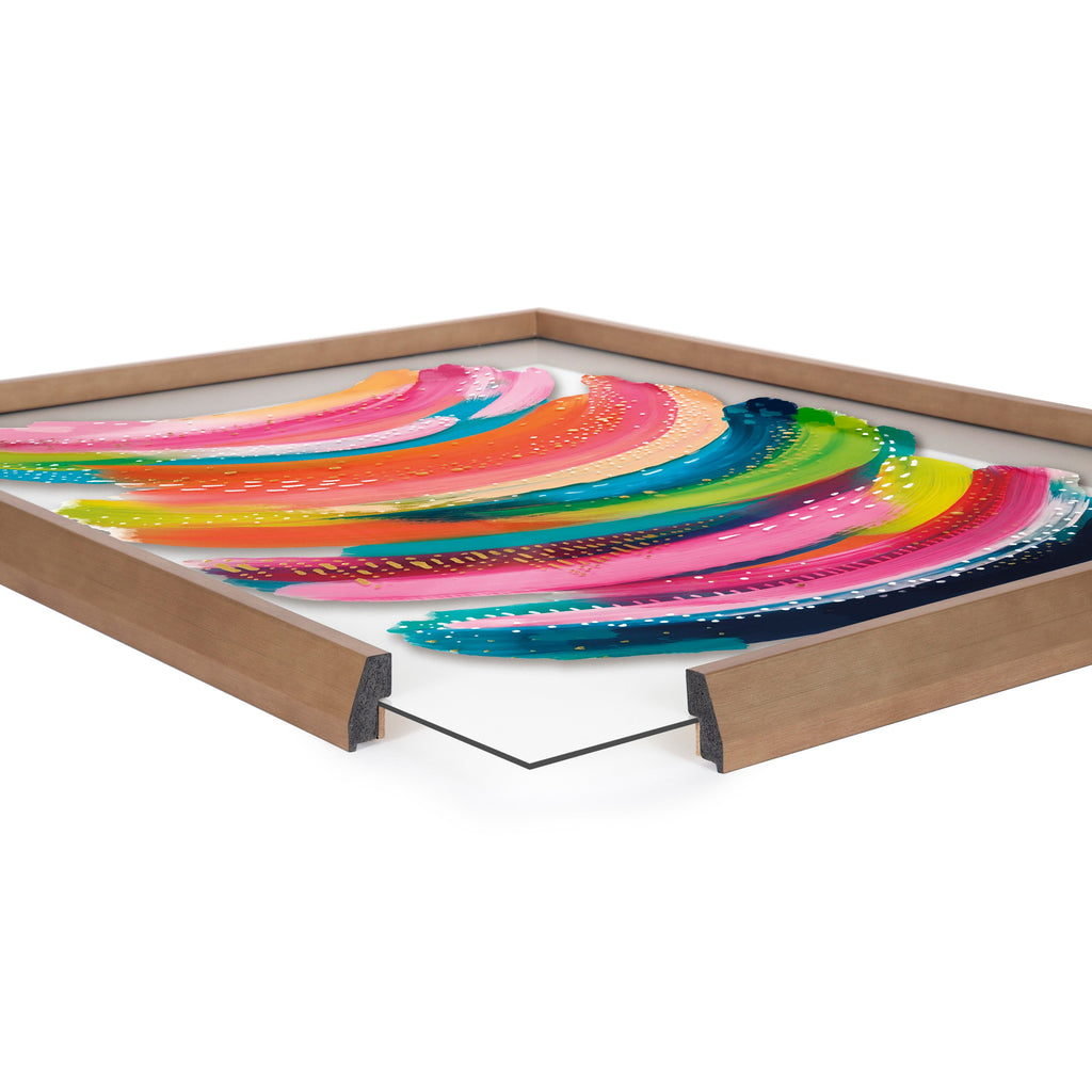 Blake Bright Abstract Framed Printed Art by Jessi Raulet of Ettavee