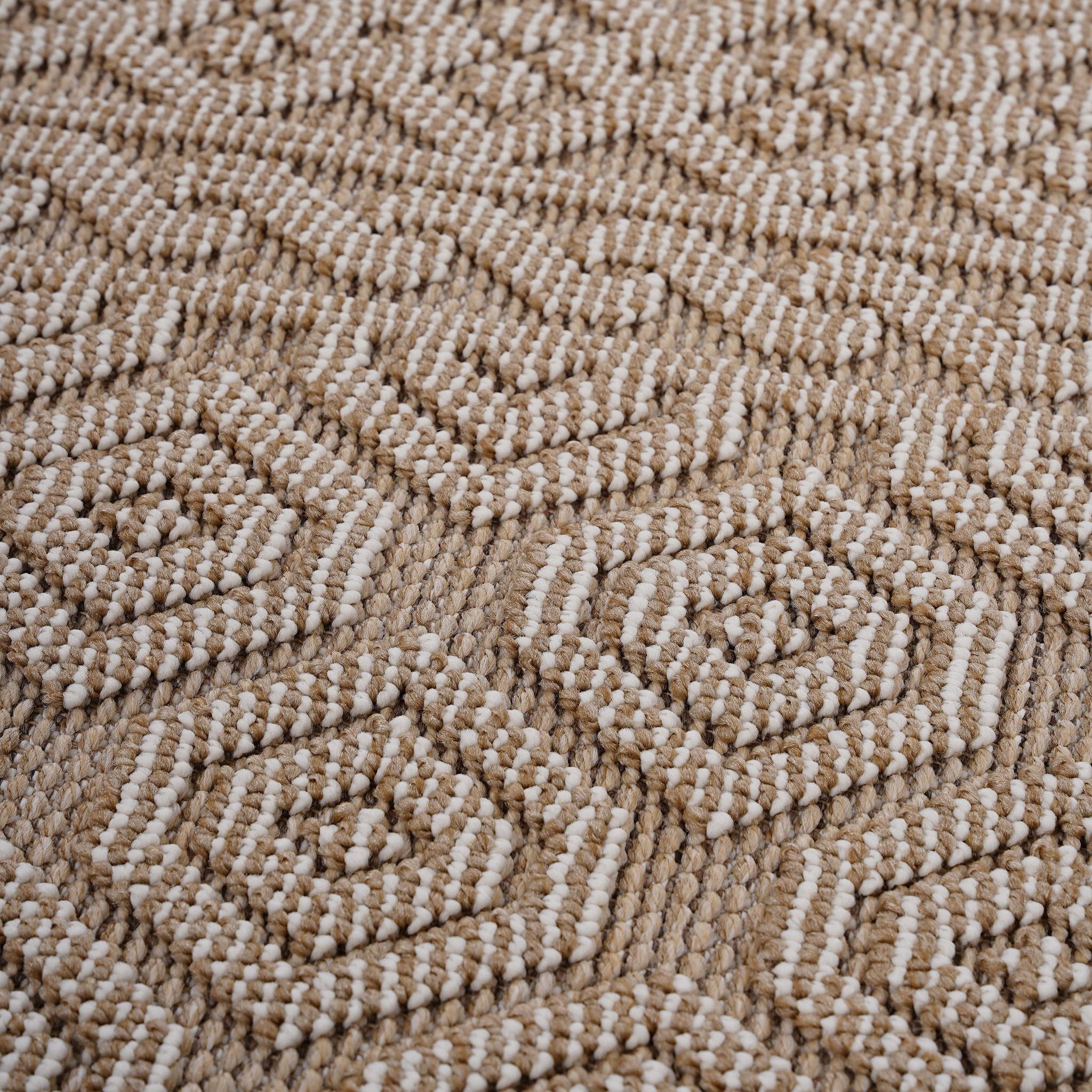 Guros 6' x 9' Geometric Indoor/Outdoor Area Rug - Mocha