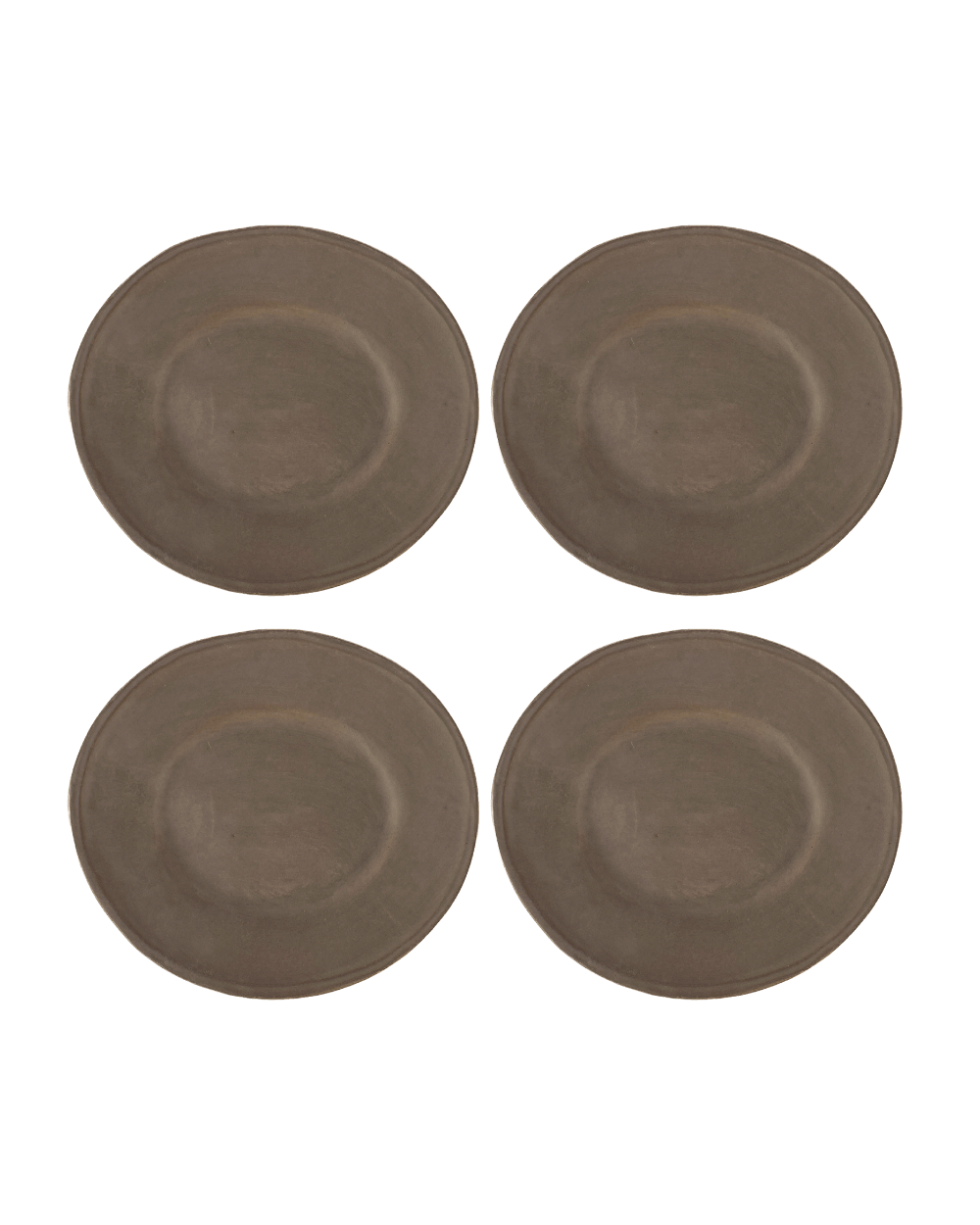 Earth Oval Dessert Plate - Set of 4