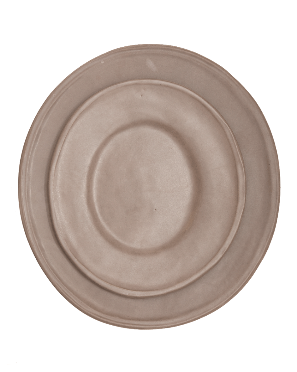 Earth Oval Dessert Plate - Set of 4