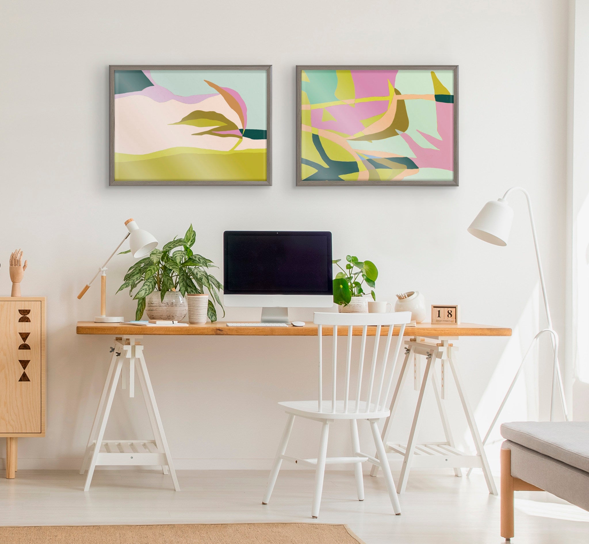 Blake Delight In The Moment 2 Framed Printed Glass by Alicia Schultz