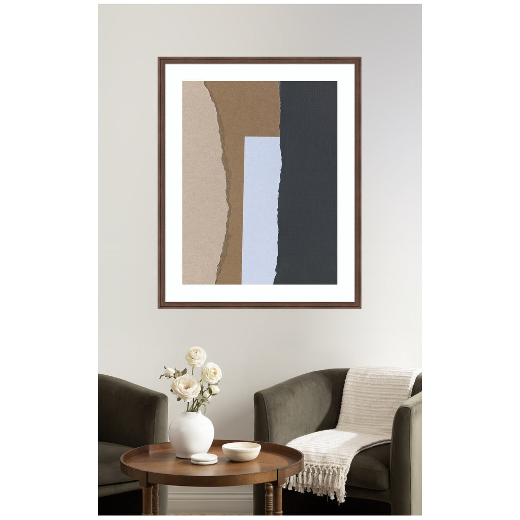 Torn Paper No3 by Mareike Bohmer Framed Wall Art Print