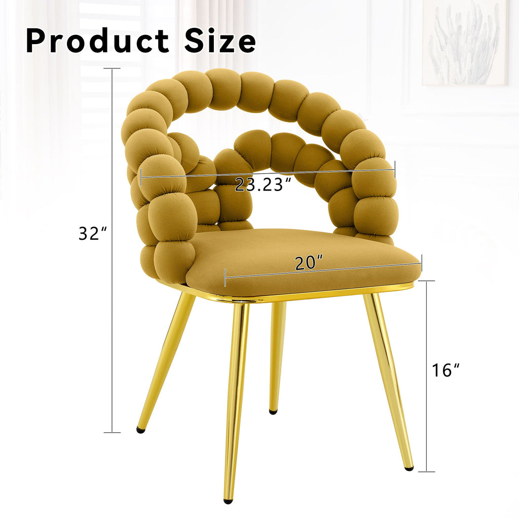 Puffy Bubble Dining Chairs — Set of 2