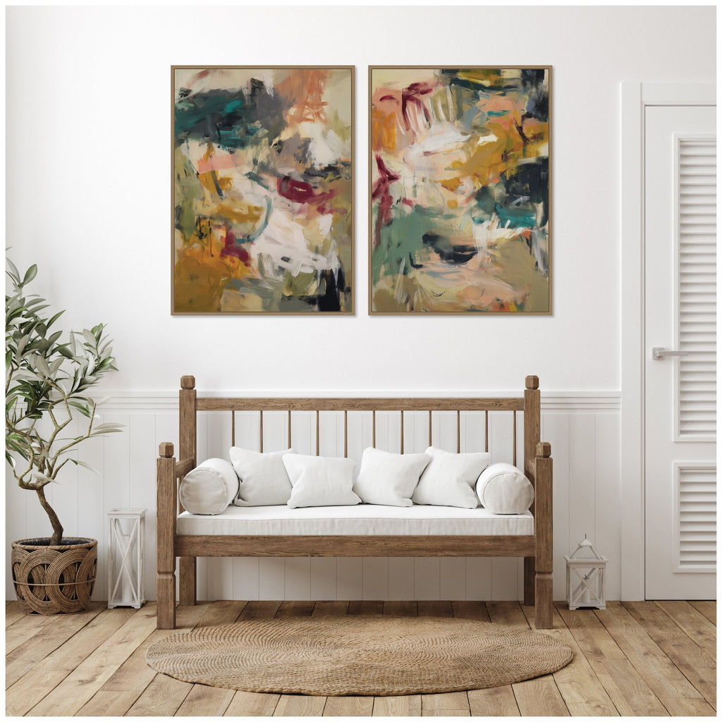 Painted Storm No. 1 & No. 2 2 Piece Framed Canvas Wall Art Set by Amy Lighthall