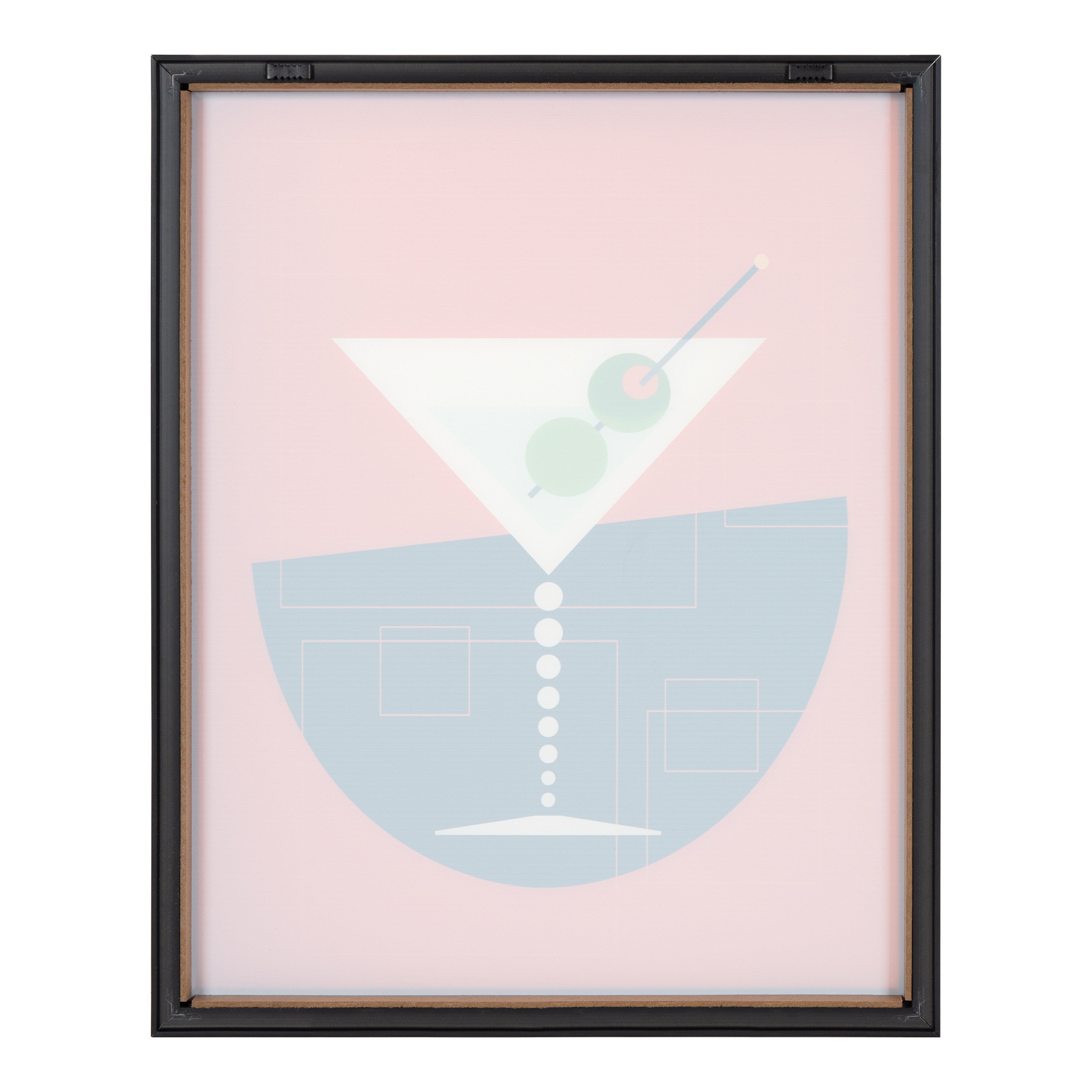 Blake Martini Framed Cocktail Art