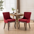 Ultra Upholstered Dining Chairs — Set of 2, Color Options