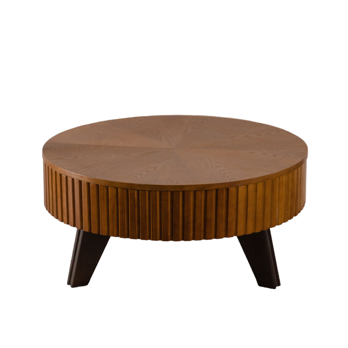 Round Wood Coffee Table