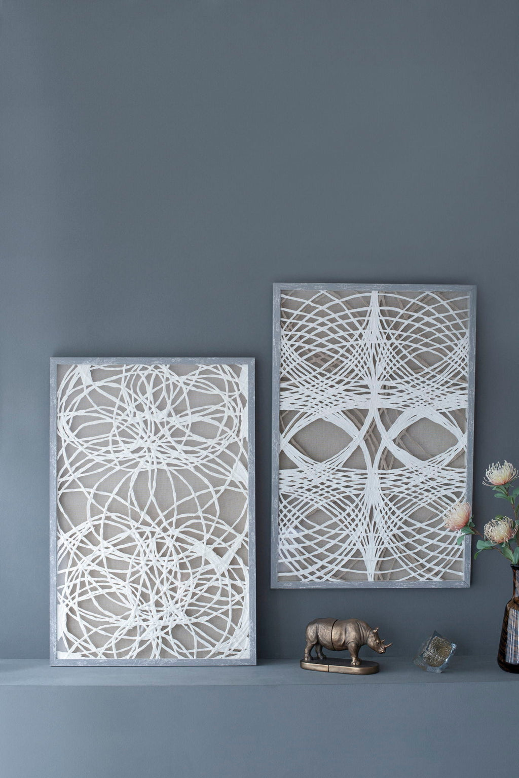Leaf Shadow Box Wall Décor — Set of 2