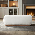Japanese-Inspired Minimalist Upholstered Bench