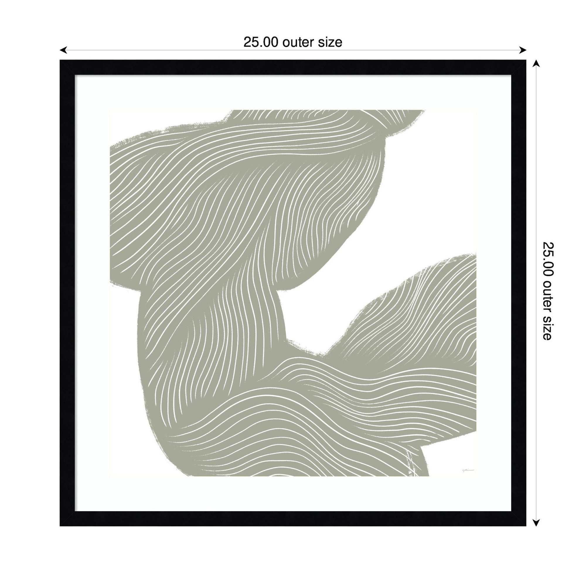 Movement Lines by Gabrielly Guedes Framed Wall Art Print
