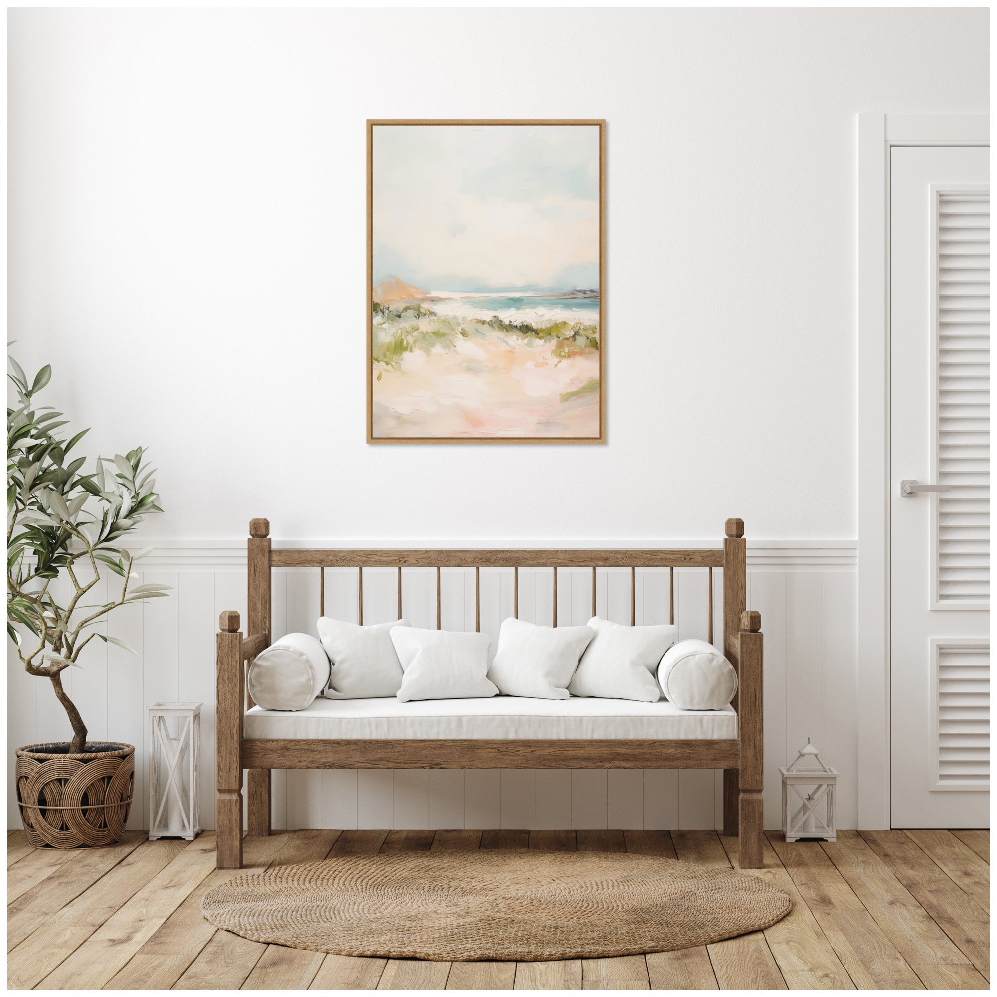 Tranquil Landscape III expansion by Amy Lighthall Framed Canvas Wall Art Print