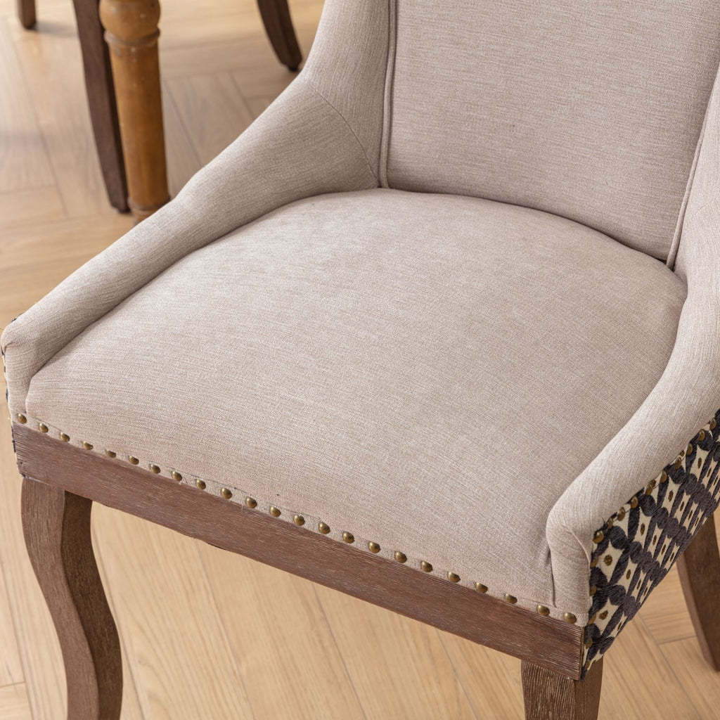 Ultra Upholstered Dining Chairs — Set of 2, Color Options