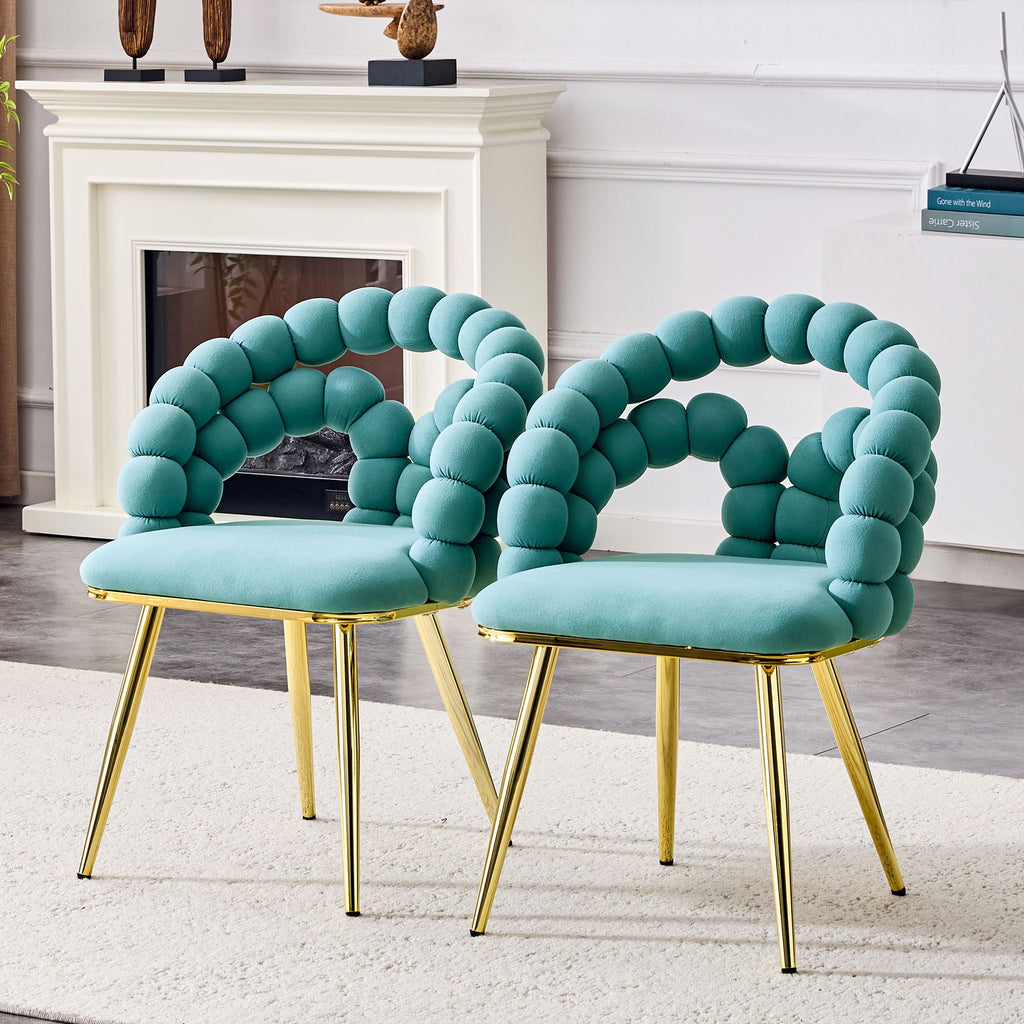 Puffy Bubble Dining Chairs — Set of 2