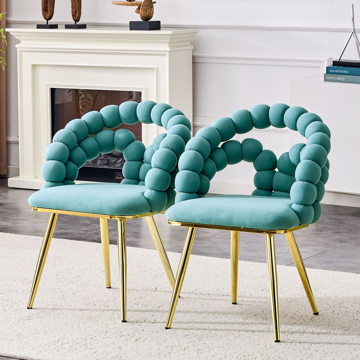 Puffy Bubble Dining Chairs — Set of 2