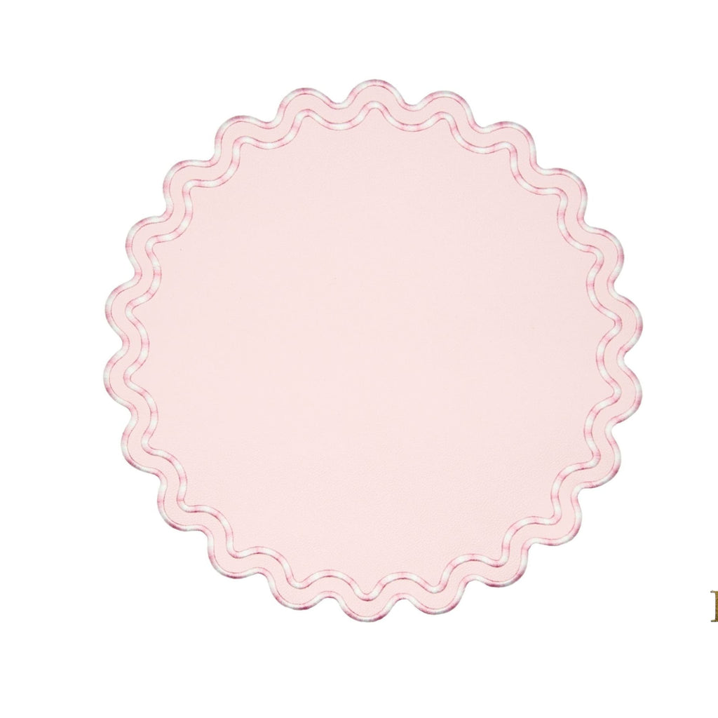 ELYSIAN PINK FAUX LEATHER PLACEMAT (Set Of 4)