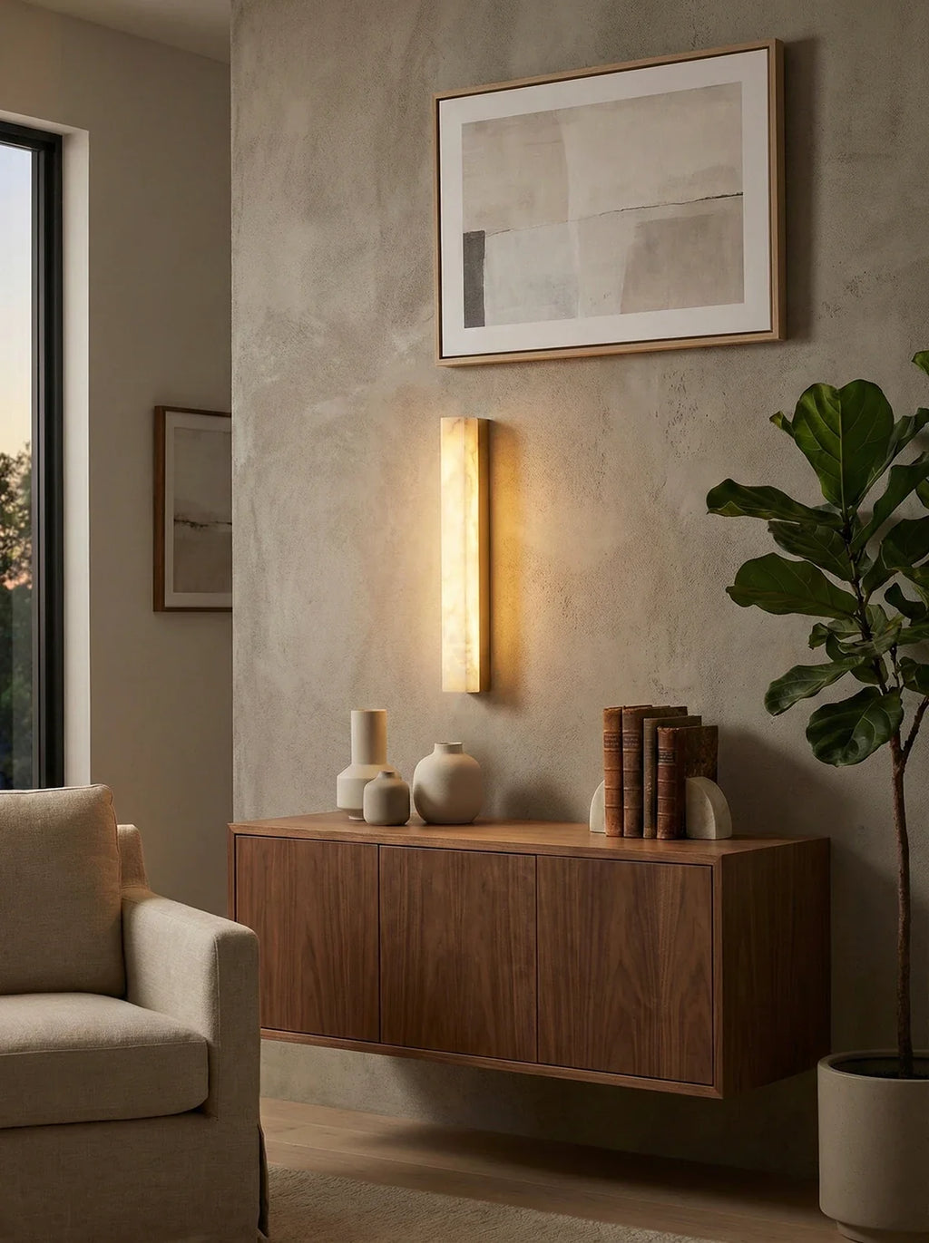 Emerson Alabaster Wall Sconce