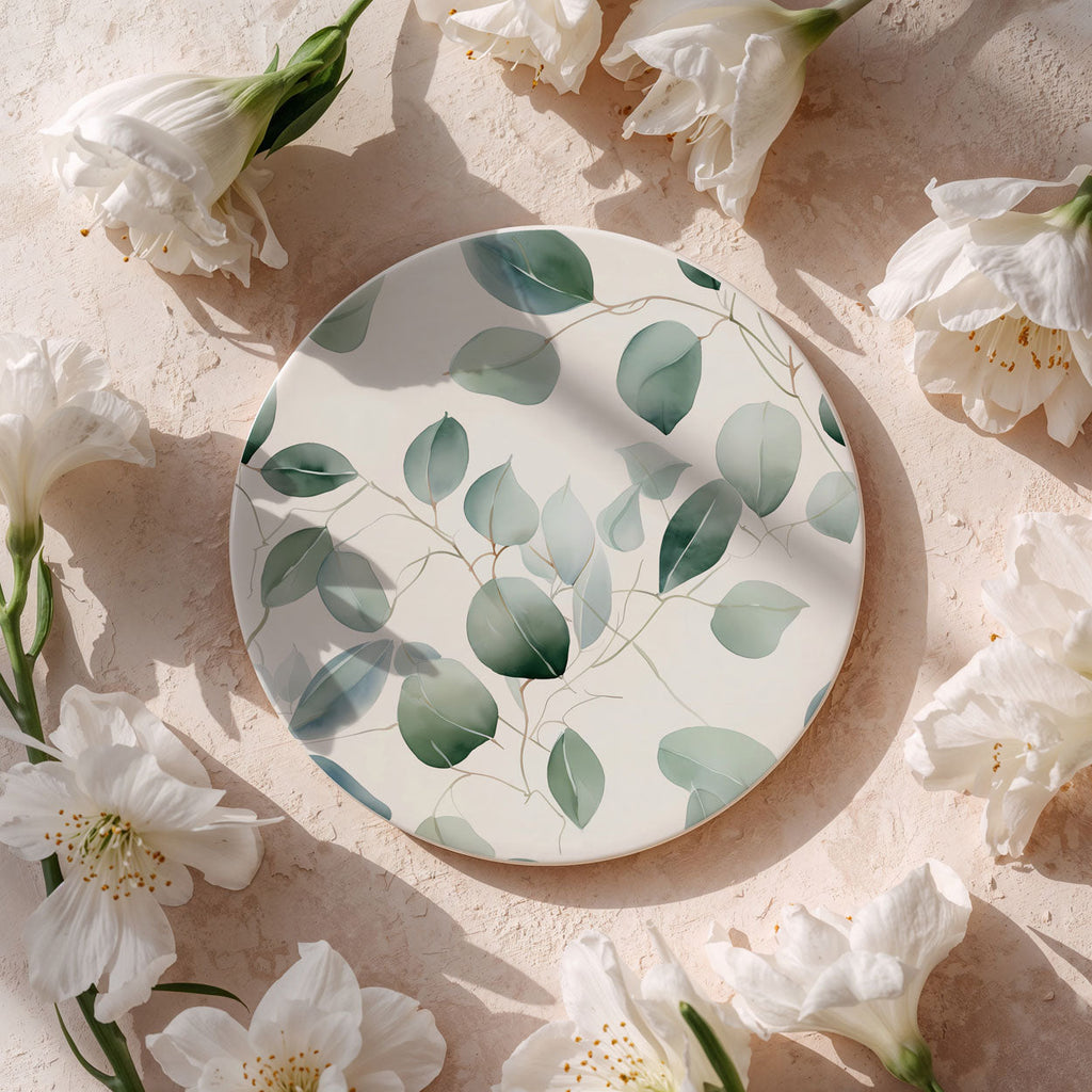 Eucalyptus Botanical Ceramic Coasters