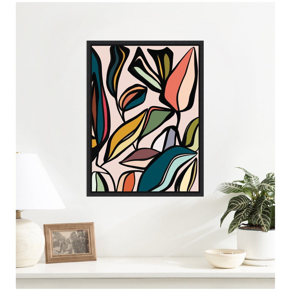 Fanciful Ficus Expansion by Alicia Bock Framed Canvas Wall Art Print