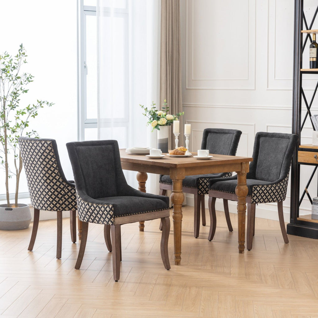 Ultra Upholstered Dining Chairs — Set of 2, Color Options