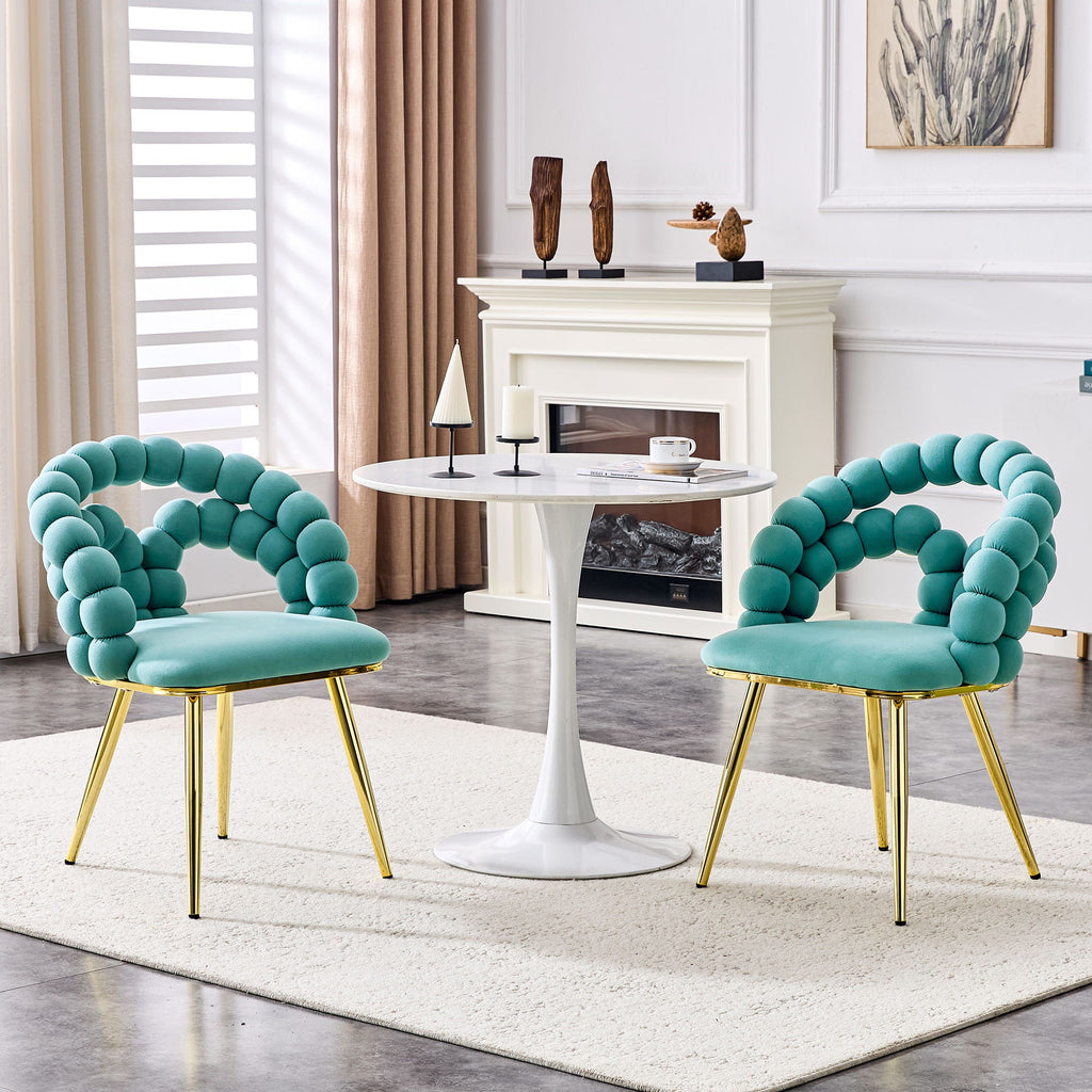 Puffy Bubble Dining Chairs — Set of 2