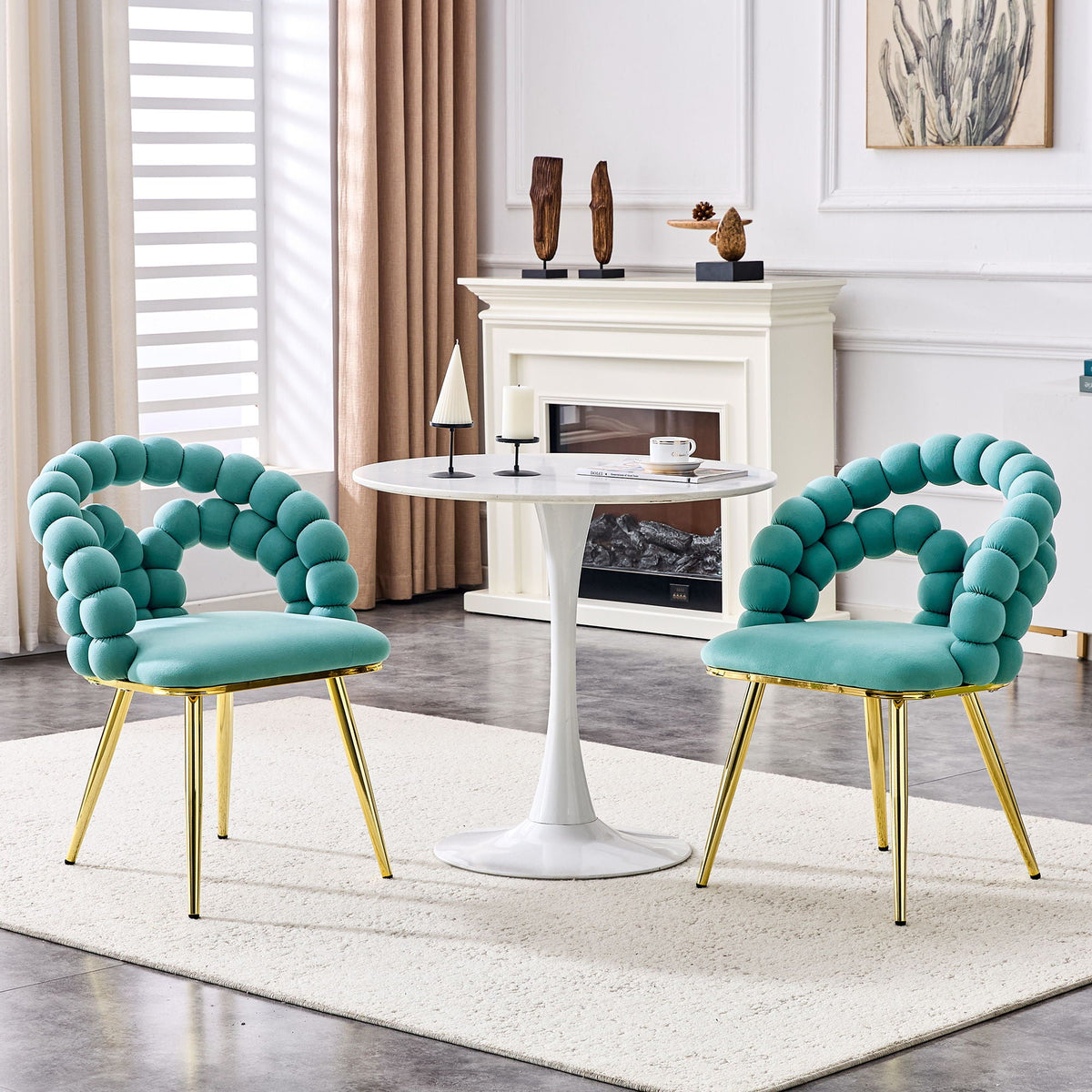 Puffy Bubble Dining Chairs — Set of 2