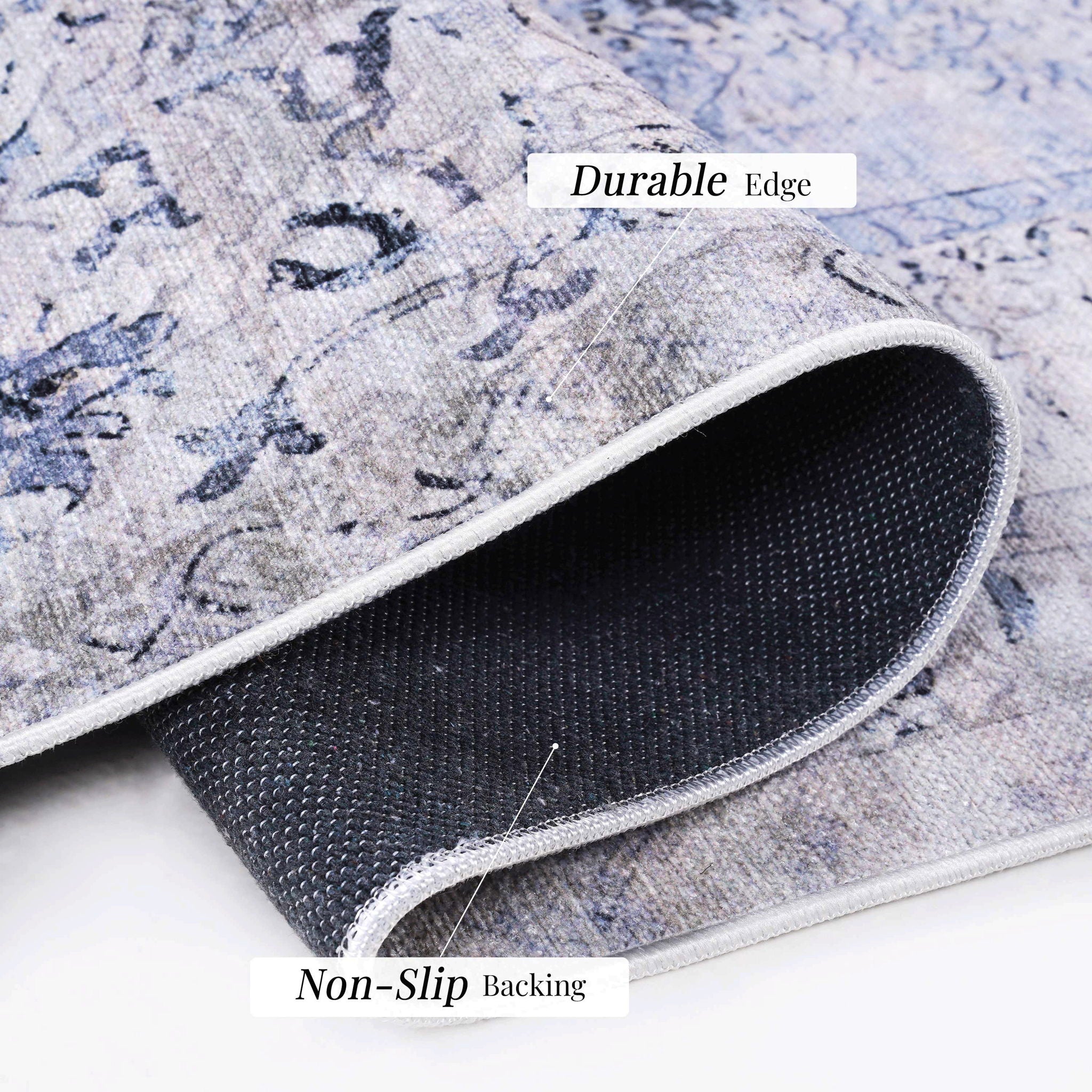Maval 2' x 3' Washable Area Rug