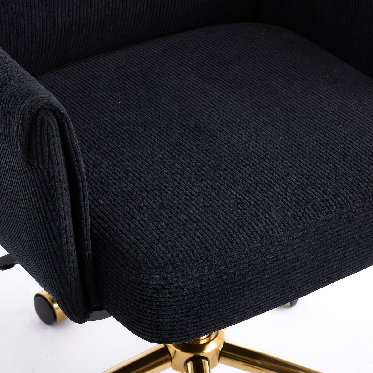 Striped Mid-Back Ergonomic Office Chair — Color Options