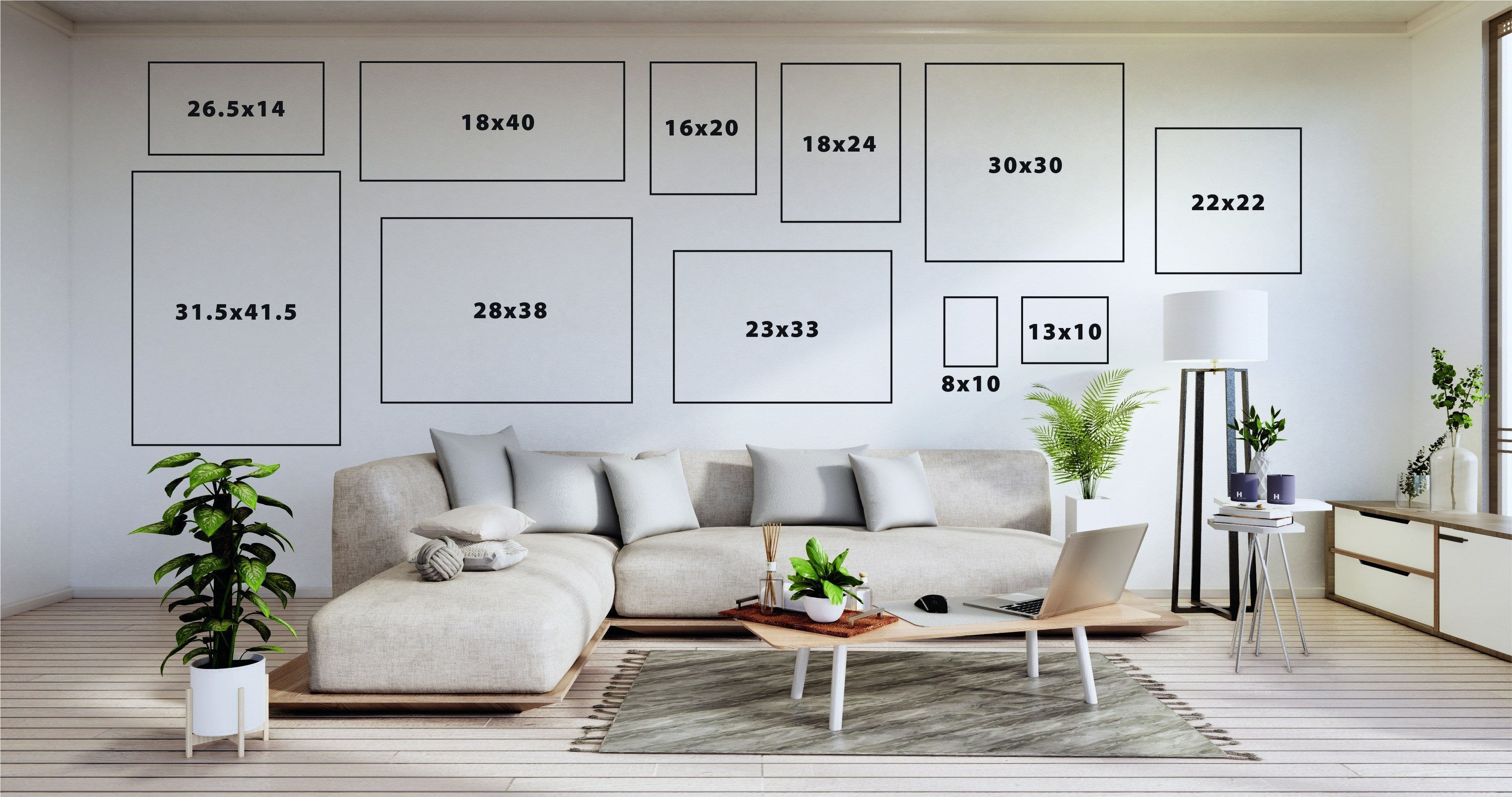 Sylvie Green Mountain Abstract I, II and III Framed Canvas Art Set by Amy Lighthall