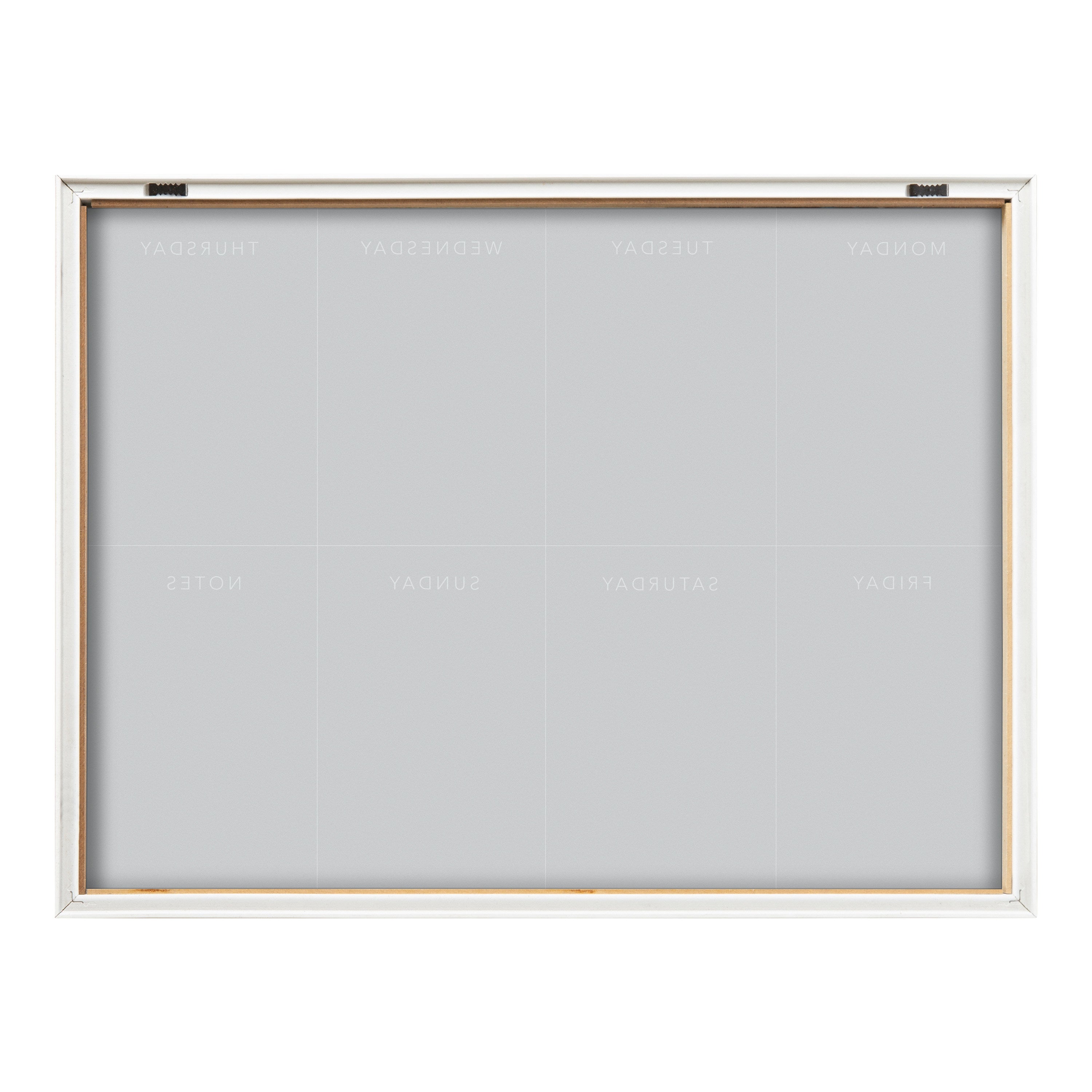 Blake This Week Black Framed Printed Glass by The Creative Bunch Studio