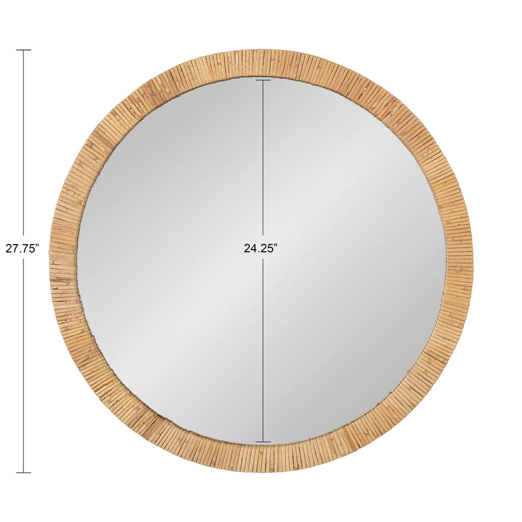 Rahfy Round Framed Wall Mirror
