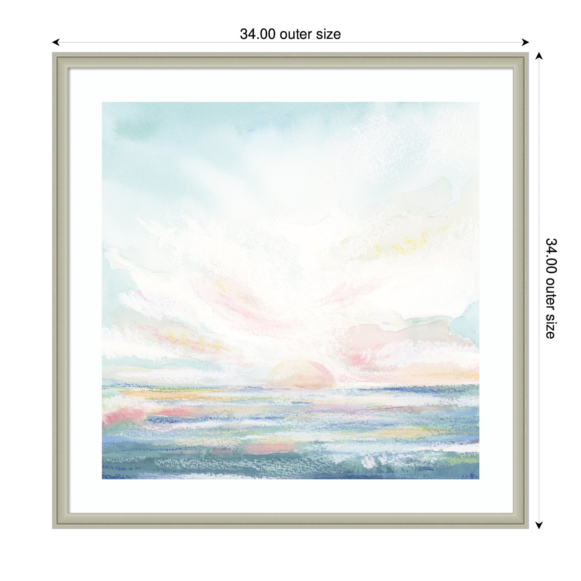 Framed Art Heavenly by Julie Maida