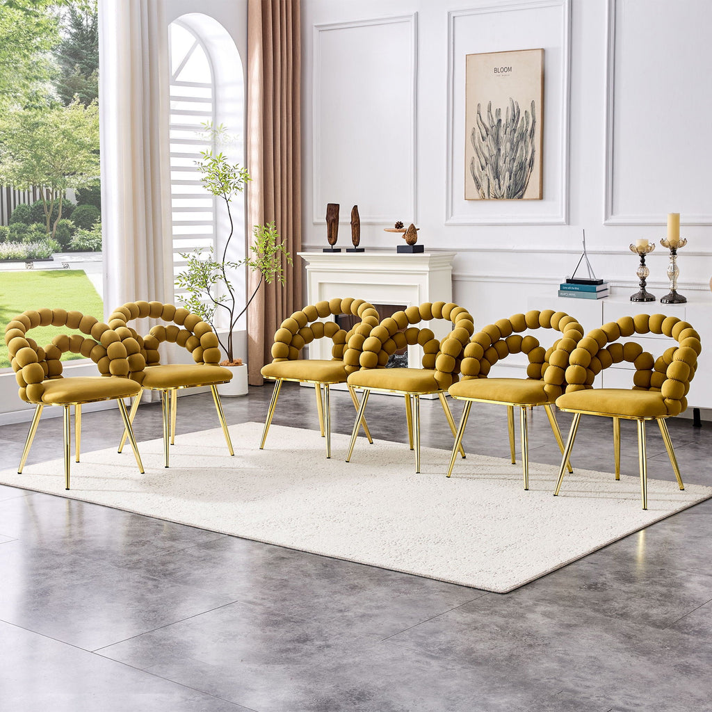 Puffy Bubble Dining Chairs — Set of 2