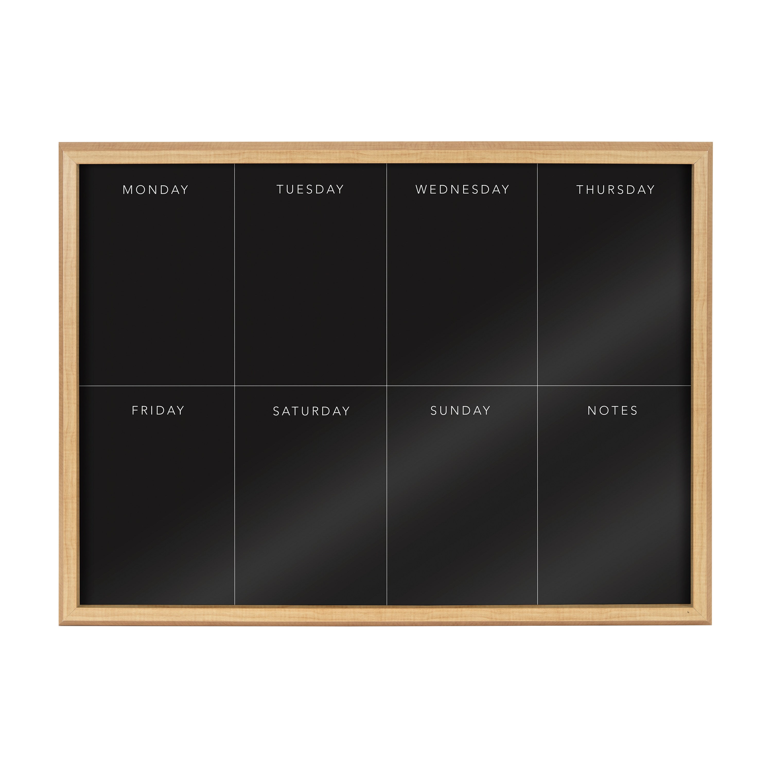 Blake This Week Black Framed Printed Glass by The Creative Bunch Studio